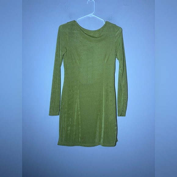 LIONESS Montana green mini dress size small - Picture 3 of 6